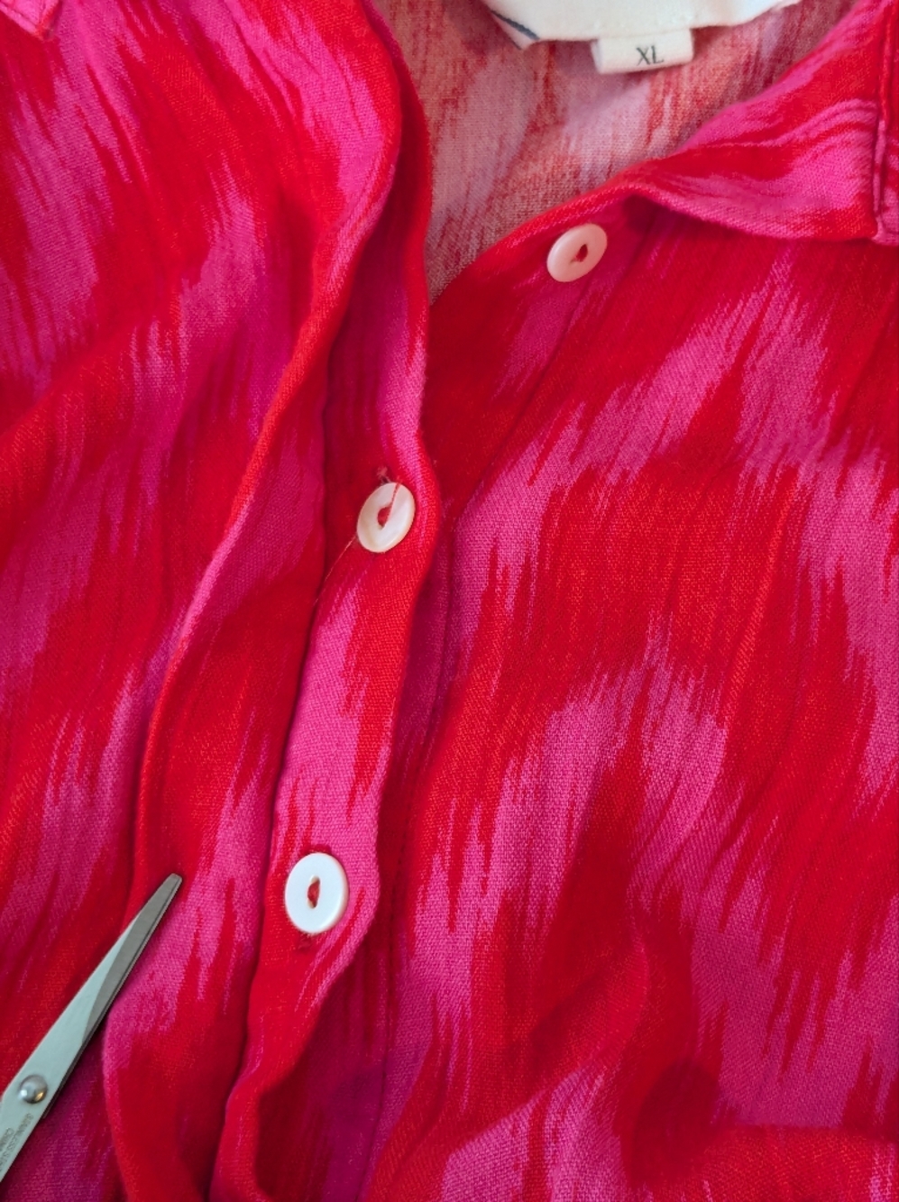 Pomander Place • Hot Pink Ikat Mabel Maxi Dress - Picture 9 of 10